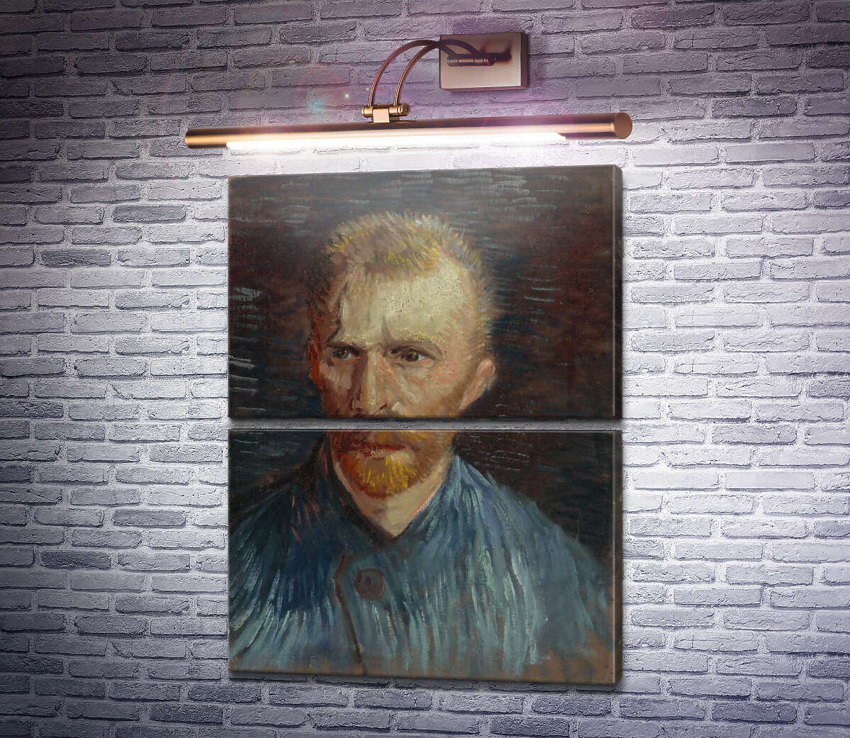 Модульная картина Автопортрет 4 (Self Portrait 4), 1887 (Модуль №7) Винсент Ван Гог Модульная картина Автопортрет 4 (Self Portrait 4), 1887 (Модуль №7) Винсент Ван Гог