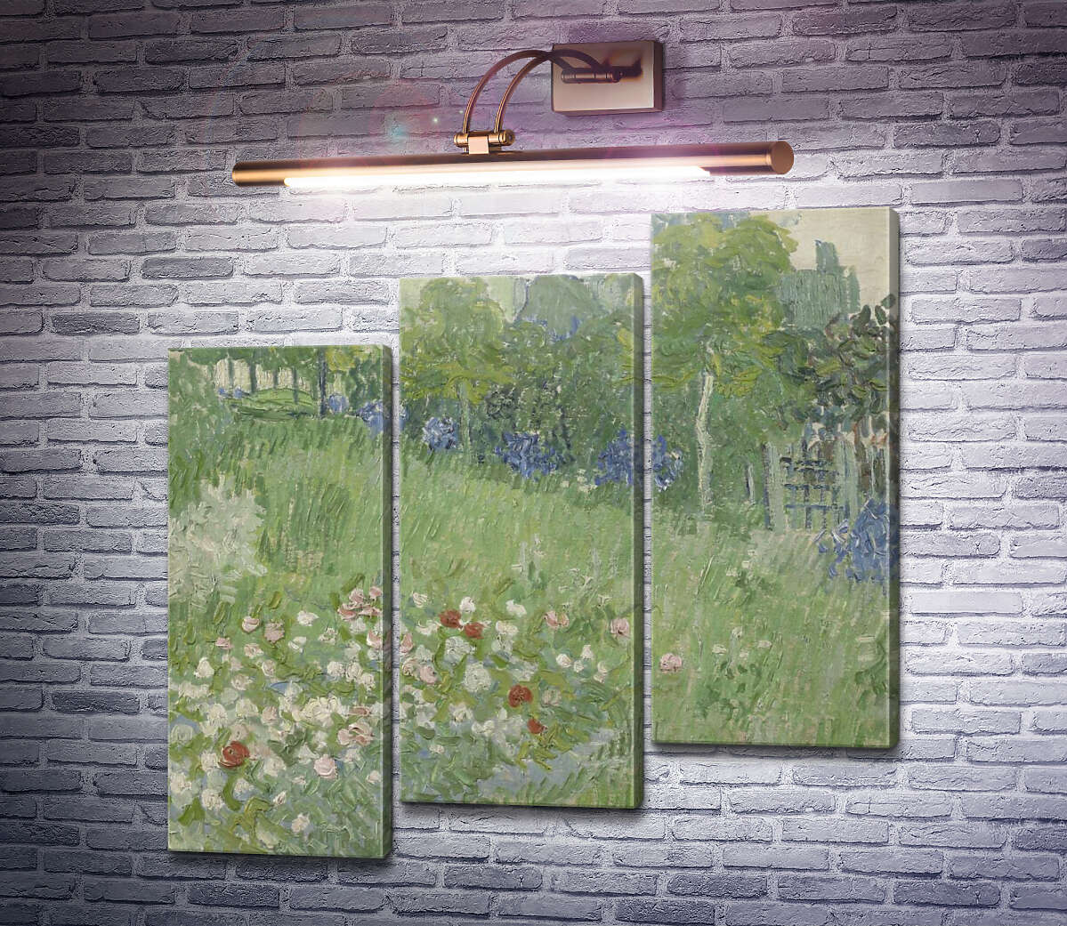 Модульна картина Сад Добиньи (Daubigny's Garden), 1890 (Модуль №14) Вінсент Ван Гог