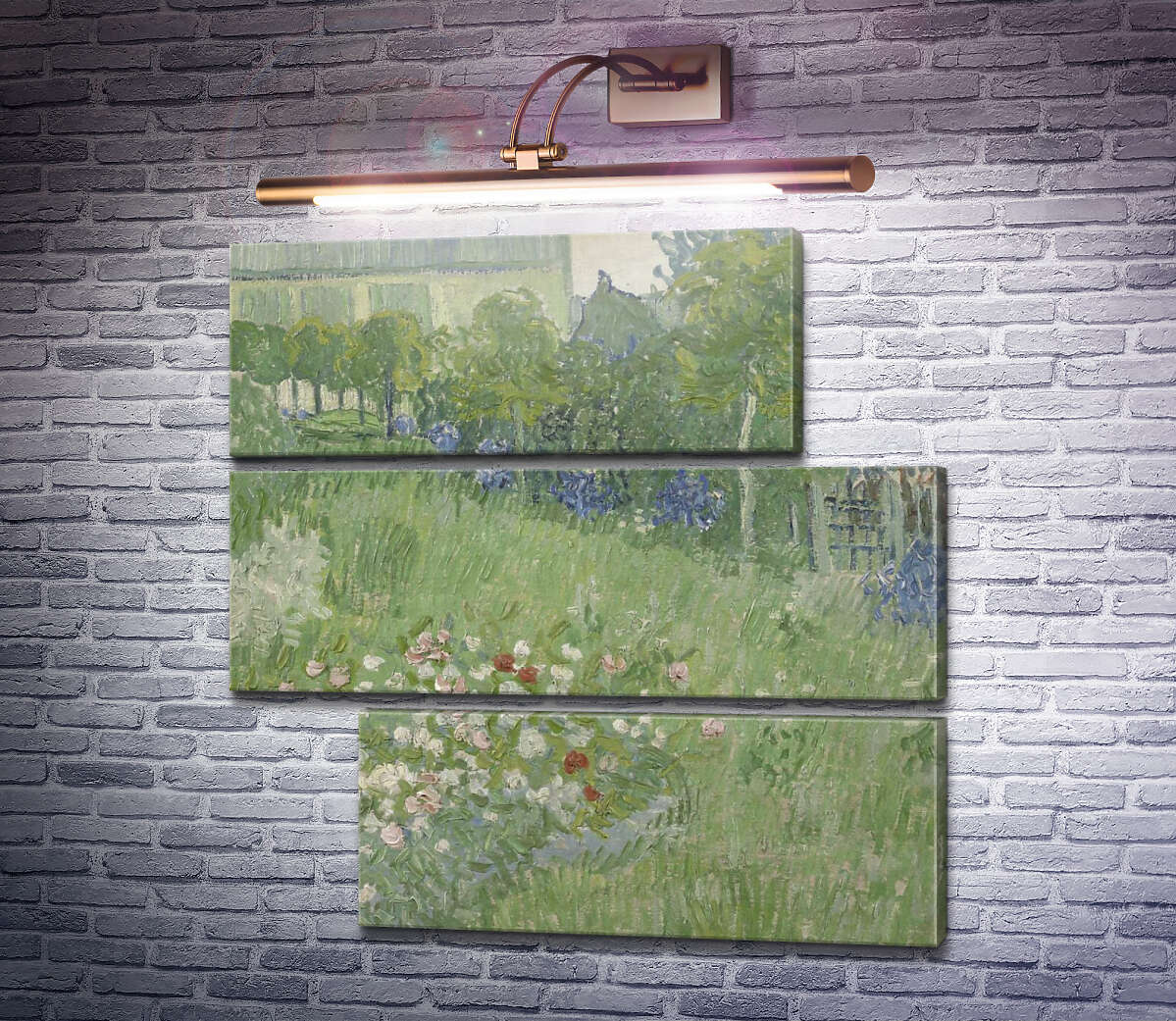 Модульна картина Сад Добиньи (Daubigny's Garden), 1890 (Модуль №16) Вінсент Ван Гог Модульна картина Сад Добиньи (Daubigny's Garden), 1890 (Модуль №16) Вінсент Ван Гог