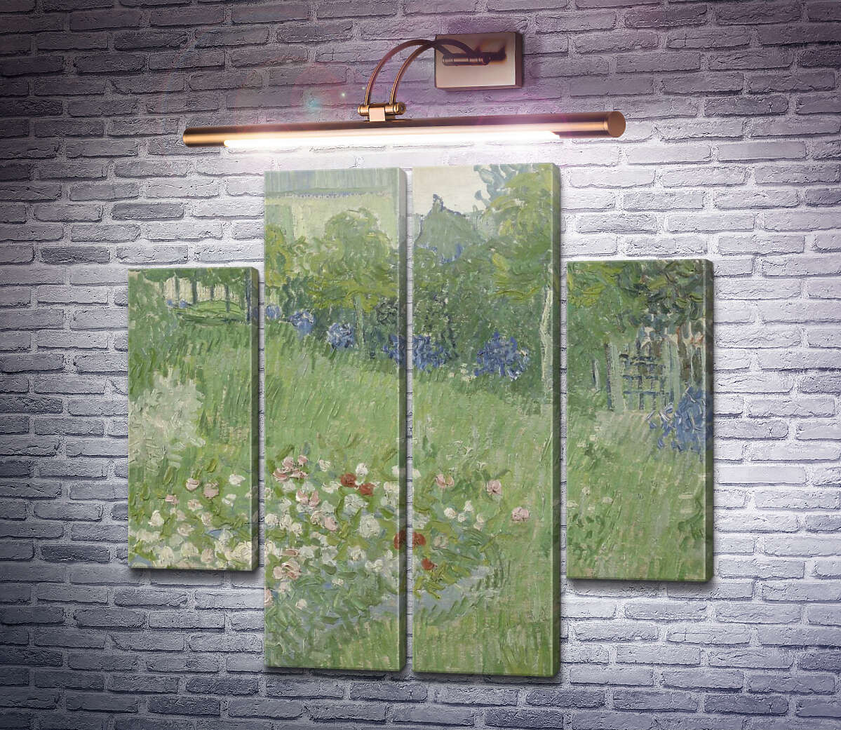 Модульная картина Сад Добиньи (Daubigny's Garden), 1890 (Модуль №20) Винсент Ван Гог Модульная картина Сад Добиньи (Daubigny's Garden), 1890 (Модуль №20) Винсент Ван Гог
