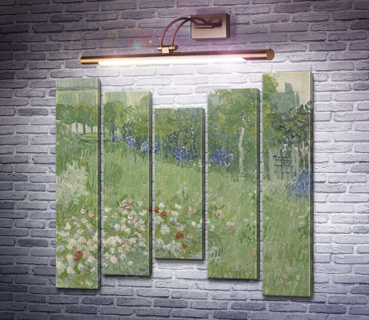 Модульна картина Сад Добиньи (Daubigny's Garden), 1890 (Модуль №27) Вінсент Ван Гог