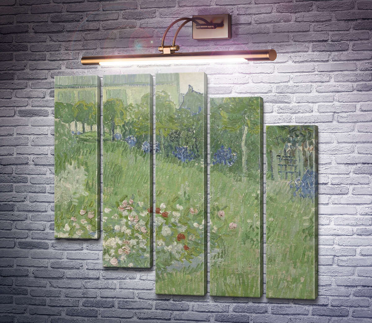 Модульная картина Сад Добиньи (Daubigny's Garden), 1890 (Модуль №28) Винсент Ван Гог Модульная картина Сад Добиньи (Daubigny's Garden), 1890 (Модуль №28) Винсент Ван Гог