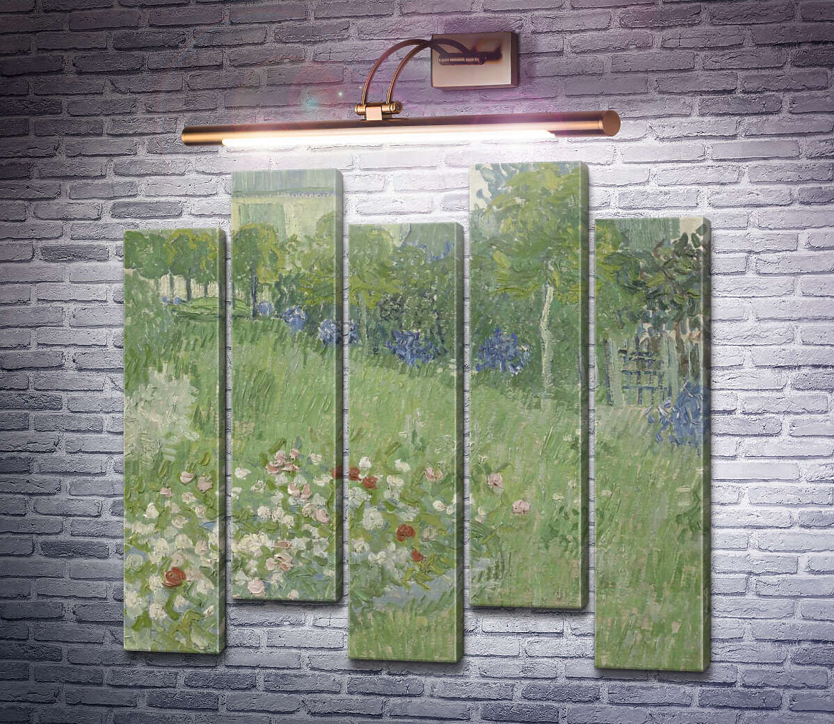 Модульна картина Сад Добиньи (Daubigny's Garden), 1890 (Модуль №30) Вінсент Ван Гог