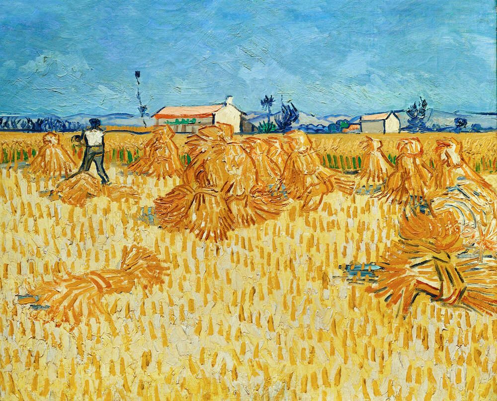 репродукція картина-постер  Урожай в Провансі Вінсент Ван Гог