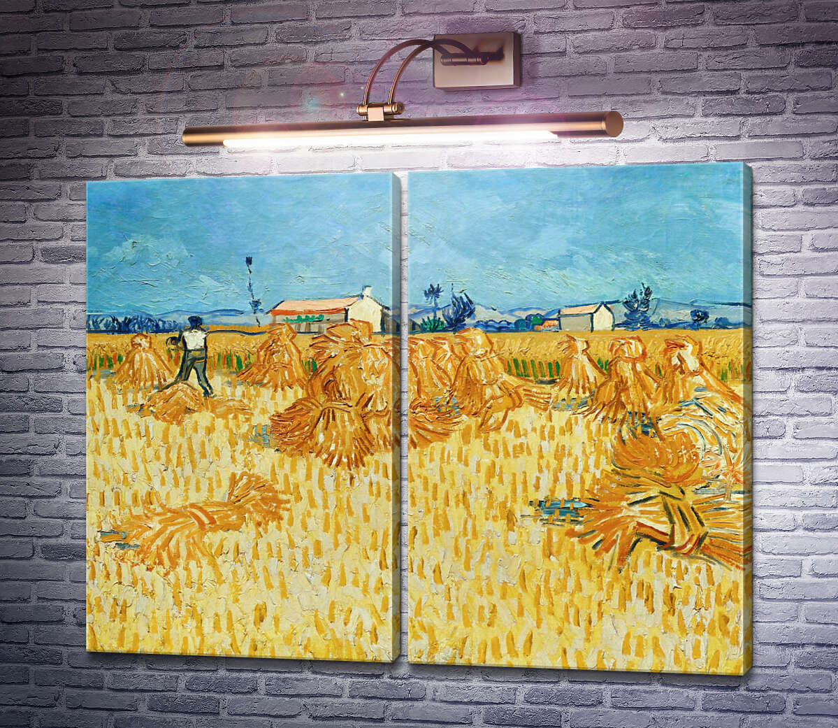 Модульна картина Урожай в Провансі Вінсент Ван Гог