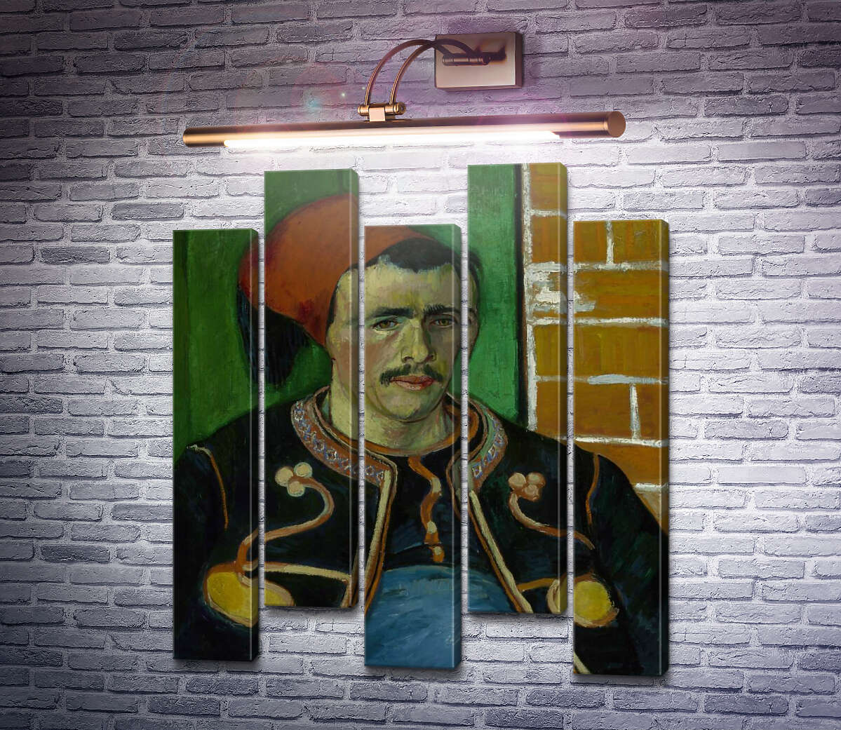 Модульна картина Зуав. Поясний портрет (The Zouave), 1888 (Модуль №30) Вінсент Ван Гог Модульна картина Зуав. Поясний портрет (The Zouave), 1888 (Модуль №30) Вінсент Ван Гог