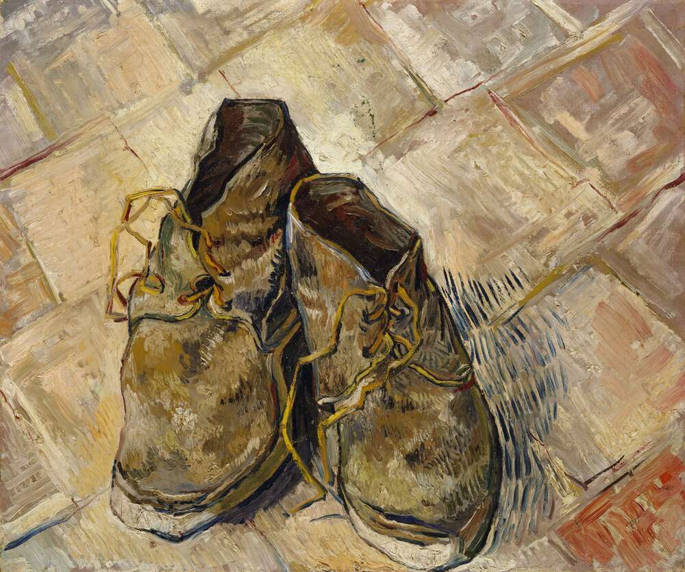 репродукція картина-постер  Пара черевик (A Pair of Shoes), 1888 Вінсент Ван Гог