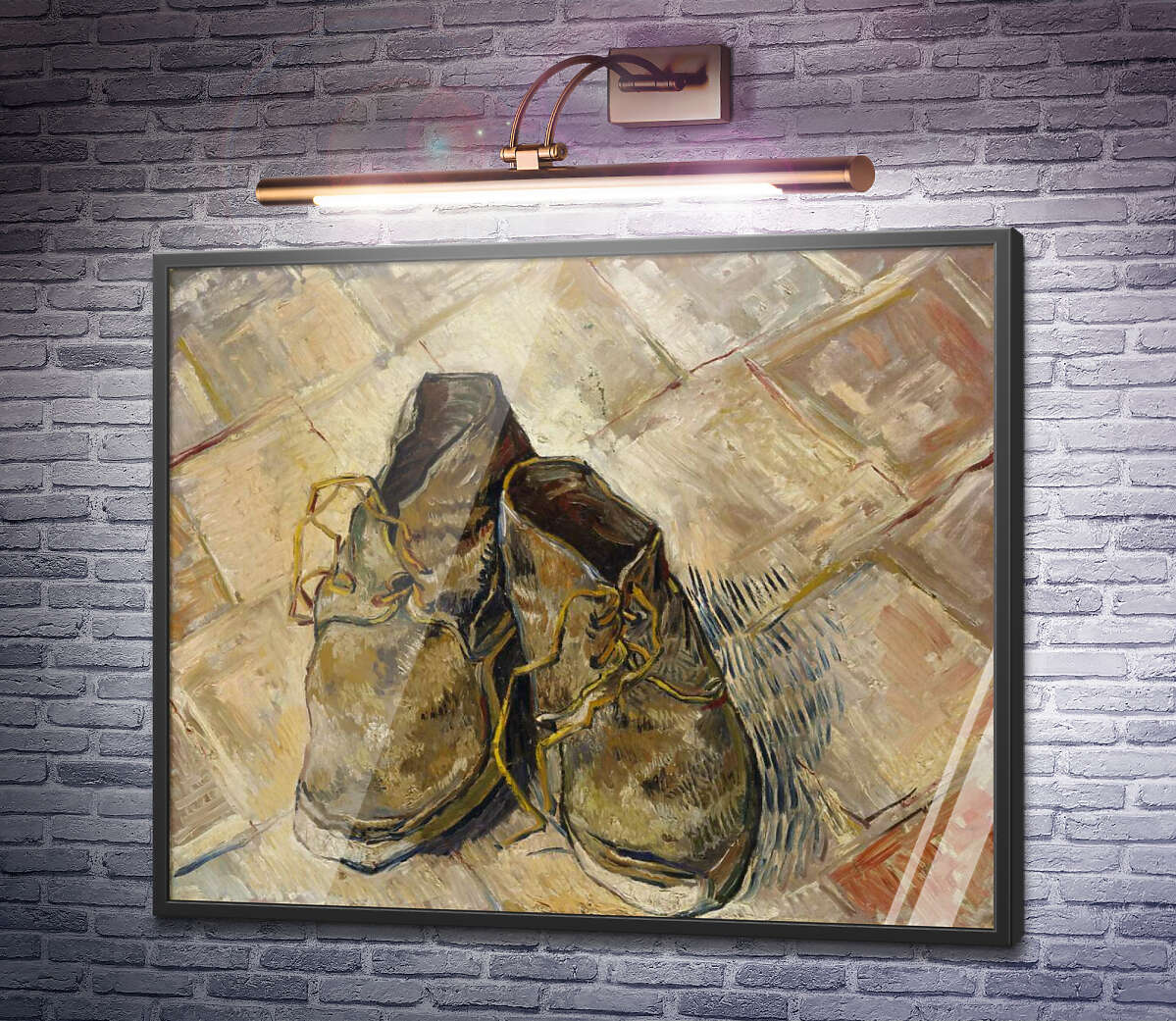 Постер Пара черевик (A Pair of Shoes), 1888 Вінсент Ван Гог