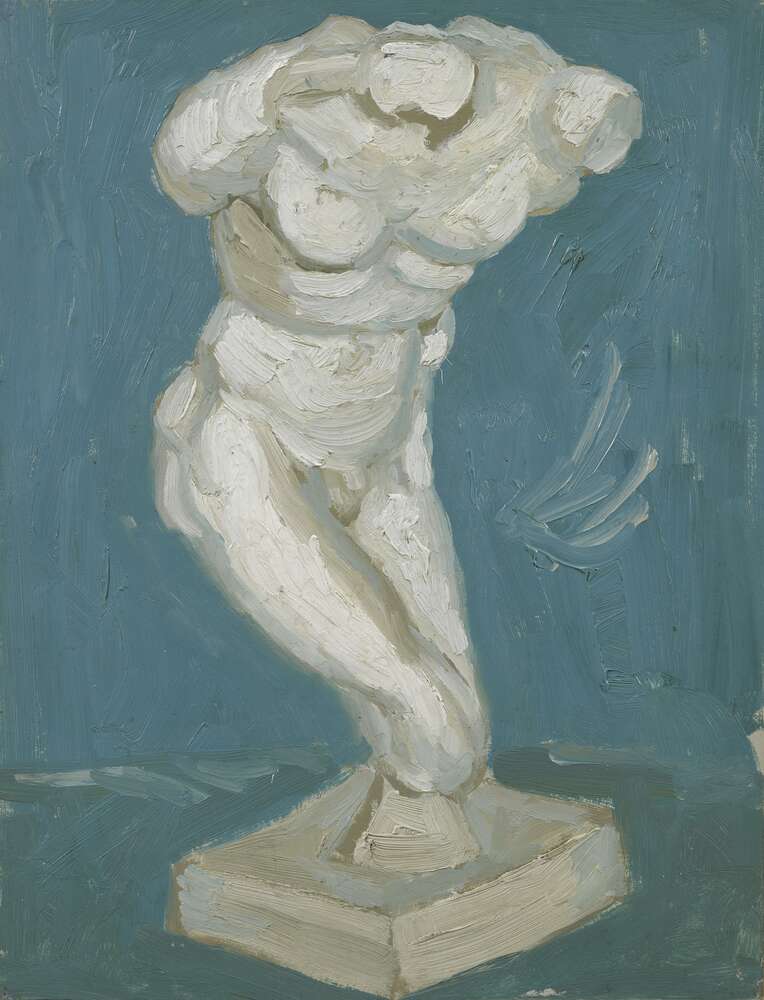 репродукція картина-постер  Чоловічий гіпсовий торс (Plaster-Torso (male), 1886 Вінсент Ван Гог