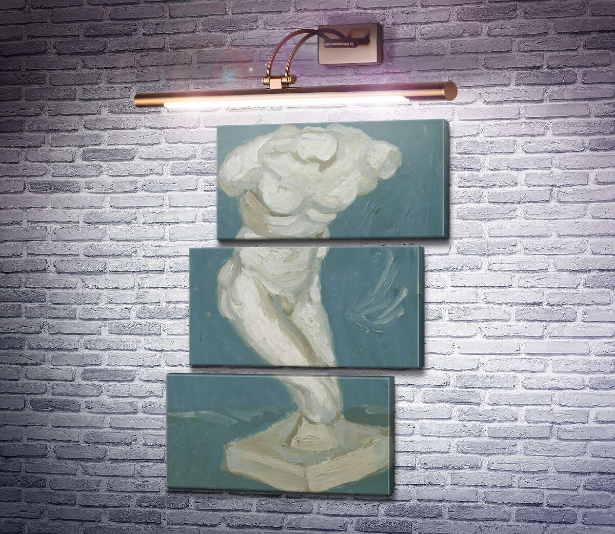 Модульна картина Чоловічий гіпсовий торс (Plaster-Torso (male), 1886 (Модуль №17) Вінсент Ван Гог
