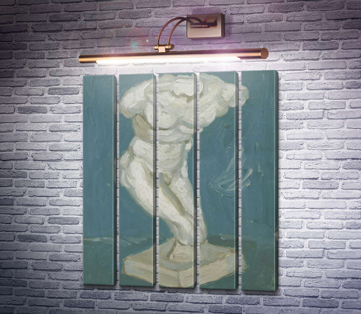 Модульна картина Чоловічий гіпсовий торс (Plaster-Torso (male), 1886 (Модуль №26) Вінсент Ван Гог