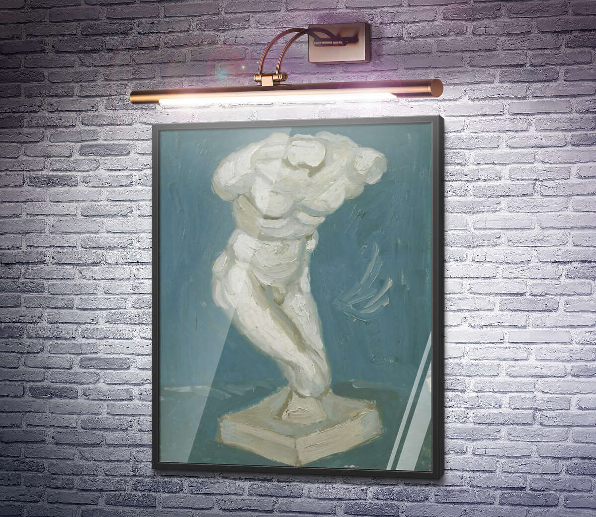 Постер Чоловічий гіпсовий торс (Plaster-Torso (male), 1886 Вінсент Ван Гог