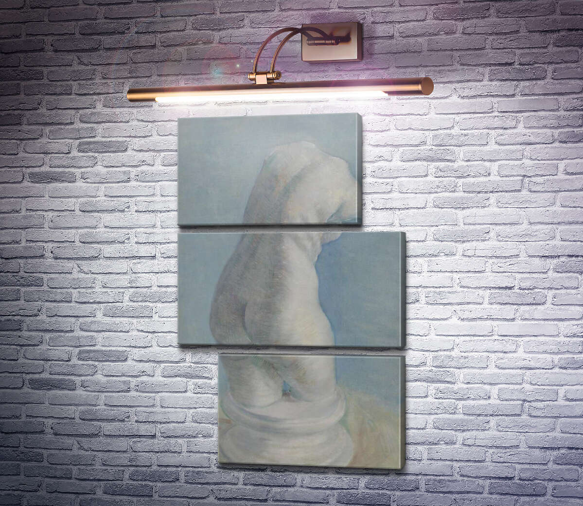 Модульная картина Гипсовый женский торс. Вид сзади (Plaster-Torso (female) in Back View), 1886 (Модуль №16) Винсент Ван Гог Модульная картина Гипсовый женский торс. Вид сзади (Plaster-Torso (female) in Back View), 1886 (Модуль №16) Винсент Ван Гог