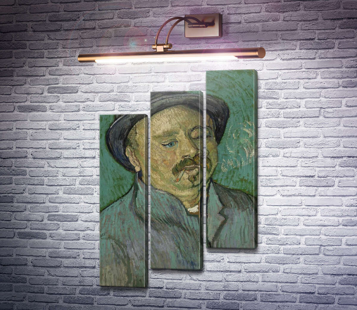 Модульна картина Портрет одноокого (Portrait of a One Eyed Man), 1888 (Модуль №14) Вінсент Ван Гог Модульна картина Портрет одноокого (Portrait of a One Eyed Man), 1888 (Модуль №14) Вінсент Ван Гог