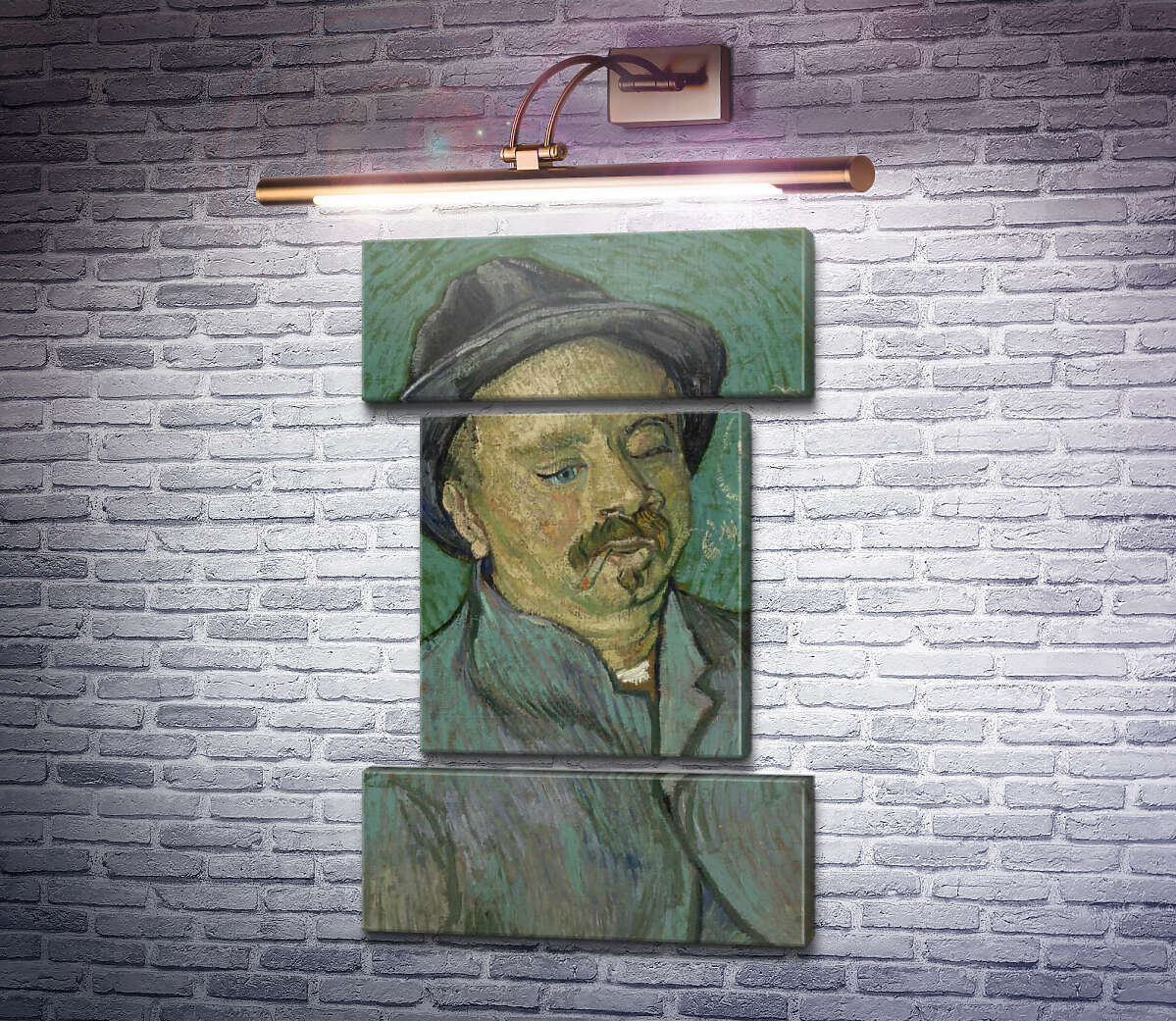 Модульна картина Портрет одноокого (Portrait of a One Eyed Man), 1888 (Модуль №18) Вінсент Ван Гог
