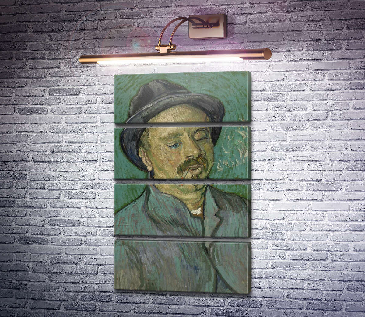 Модульная картина Портрет одноглазого (Portrait of a One Eyed Man), 1888 (Модуль №22) Винсент Ван Гог