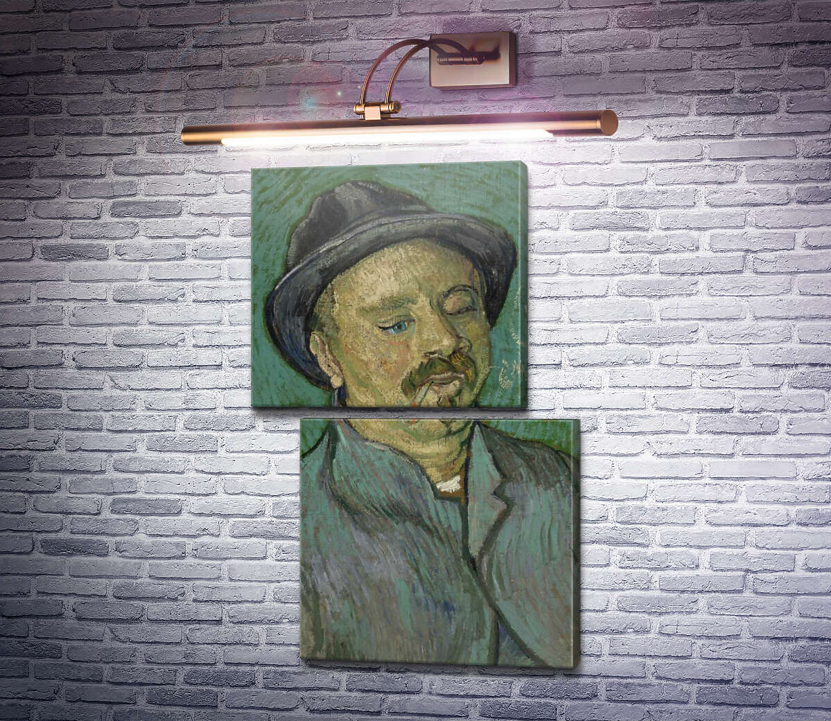 Модульна картина Портрет одноокого (Portrait of a One Eyed Man), 1888 (Модуль №8) Вінсент Ван Гог
