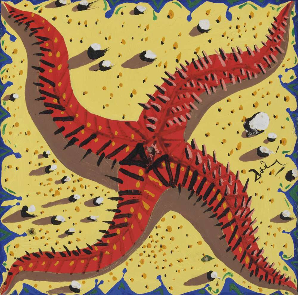 репродукція картина-постер  Морська зірка Сальвадор Далі