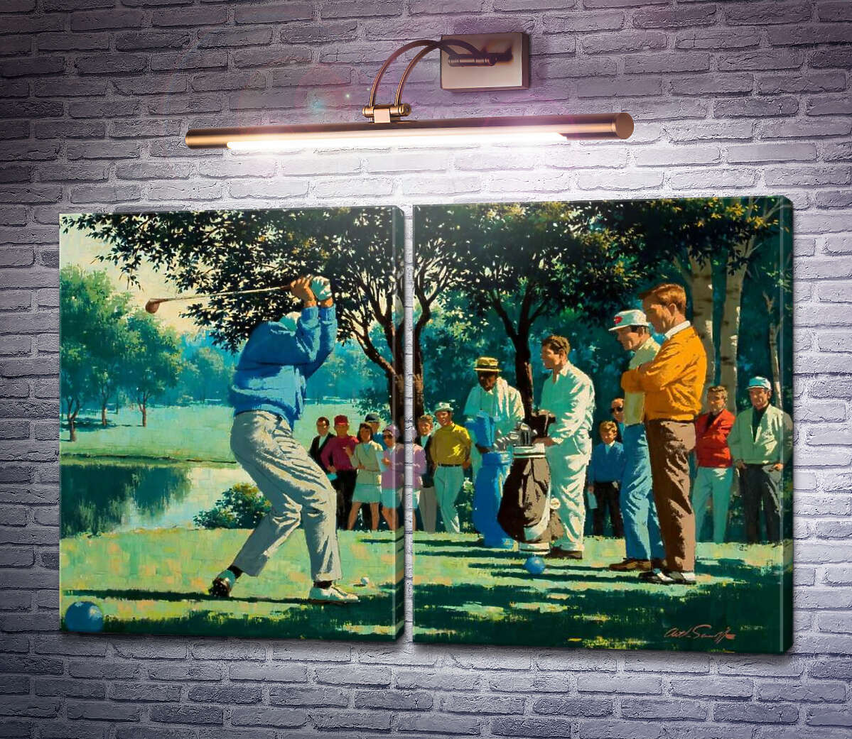 Модульна картина Турнір з гольфу Артур Сарнофф