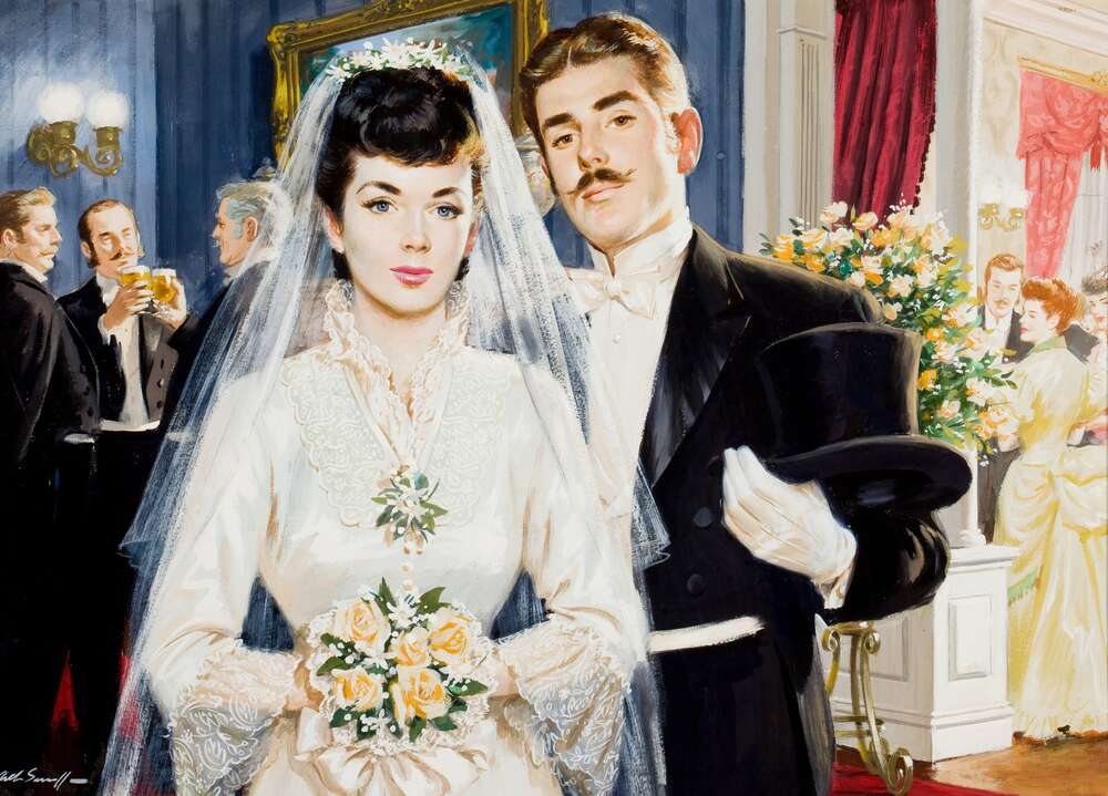 репродукция картина-постер  Свадьба Артур Сарнофф