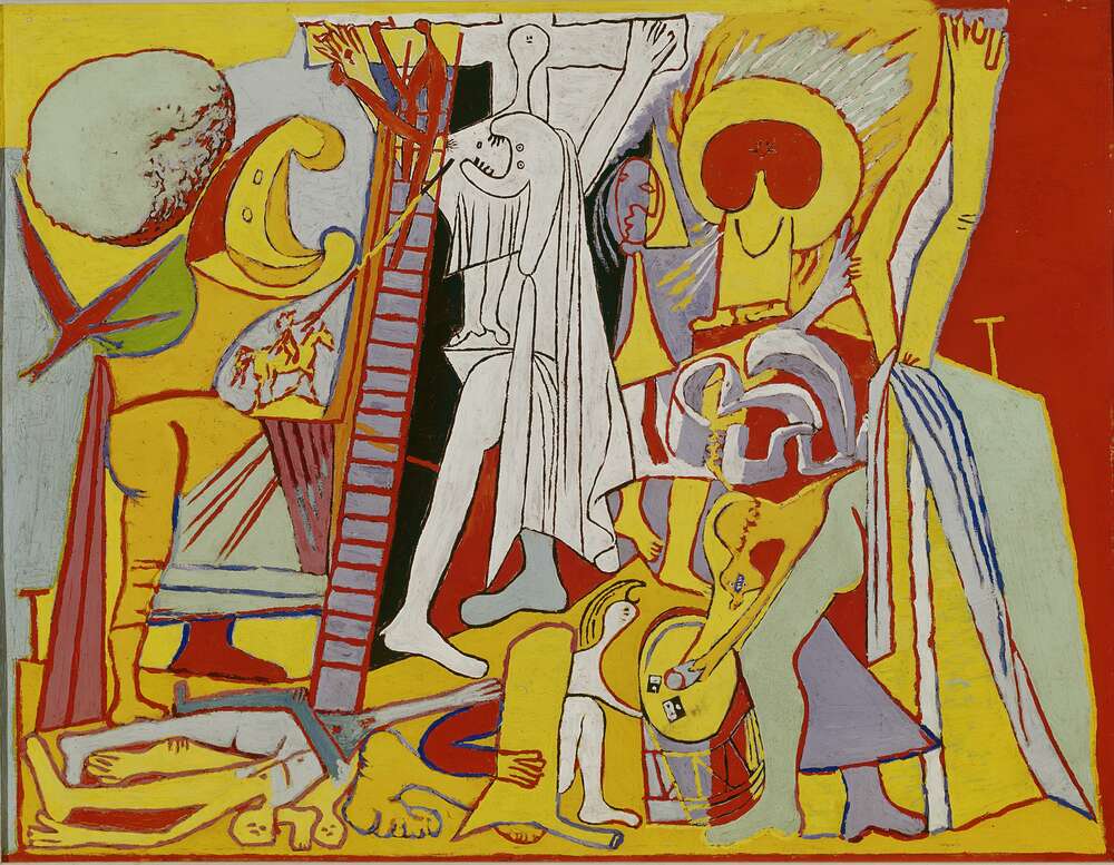 репродукция картина-постер  Распятие Пабло Пикассо