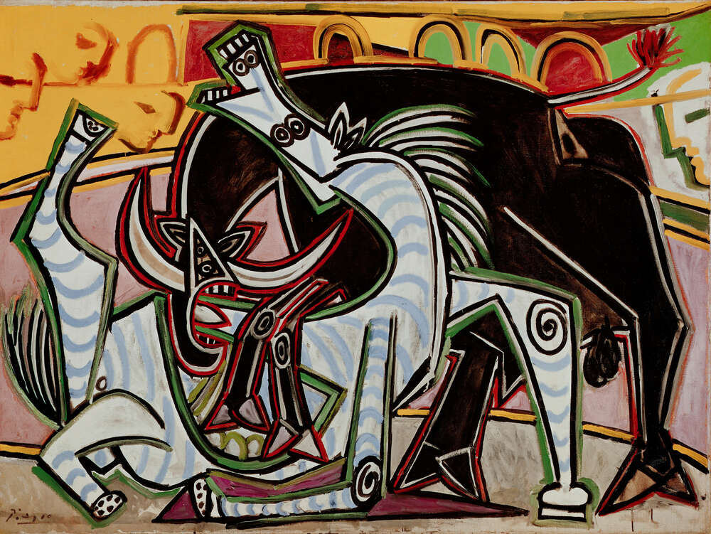 репродукція картина-постер  Корріда, 1934 Пабло Пікассо