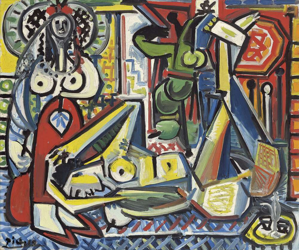 репродукція картина-постер  Алжирські жінки Пабло Пікассо