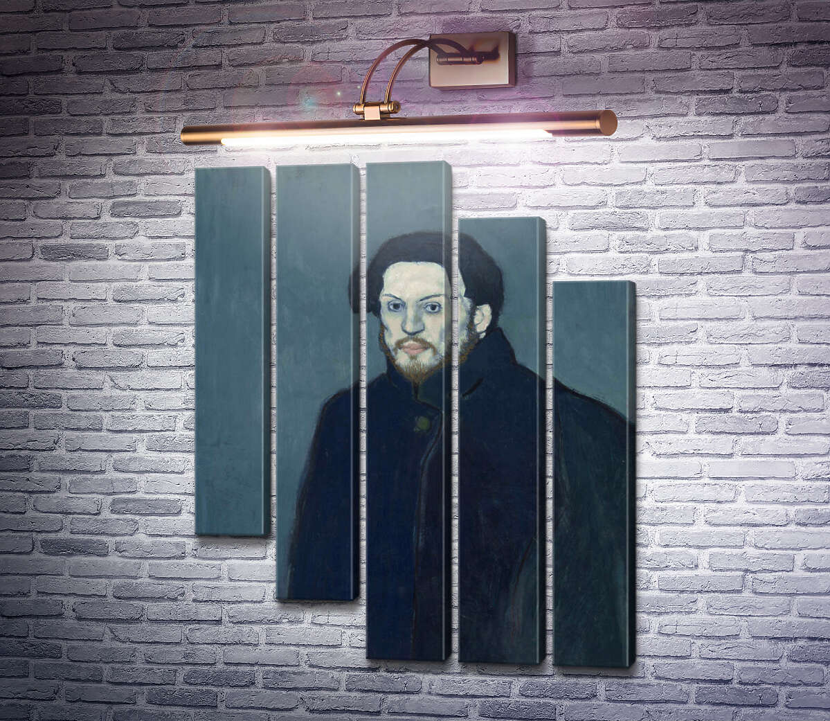 Модульная картина Автопортрет (Модуль №28) Пабло Пикассо Модульная картина Автопортрет (Модуль №28) Пабло Пикассо