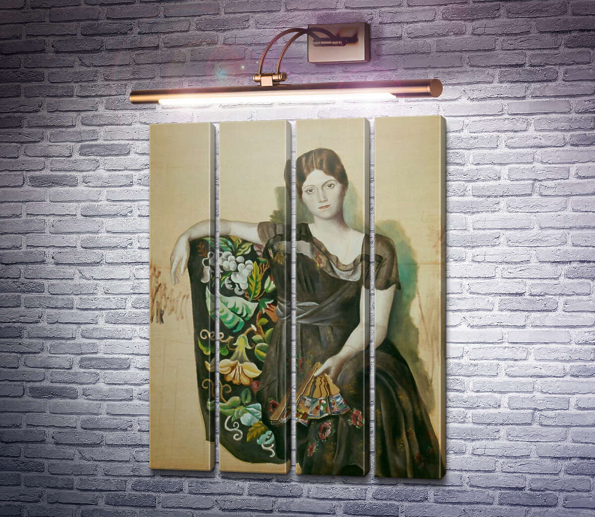 Модульна картина Ольга в кріслі (Модуль №24) Пабло Пікассо Модульна картина Ольга в кріслі (Модуль №24) Пабло Пікассо