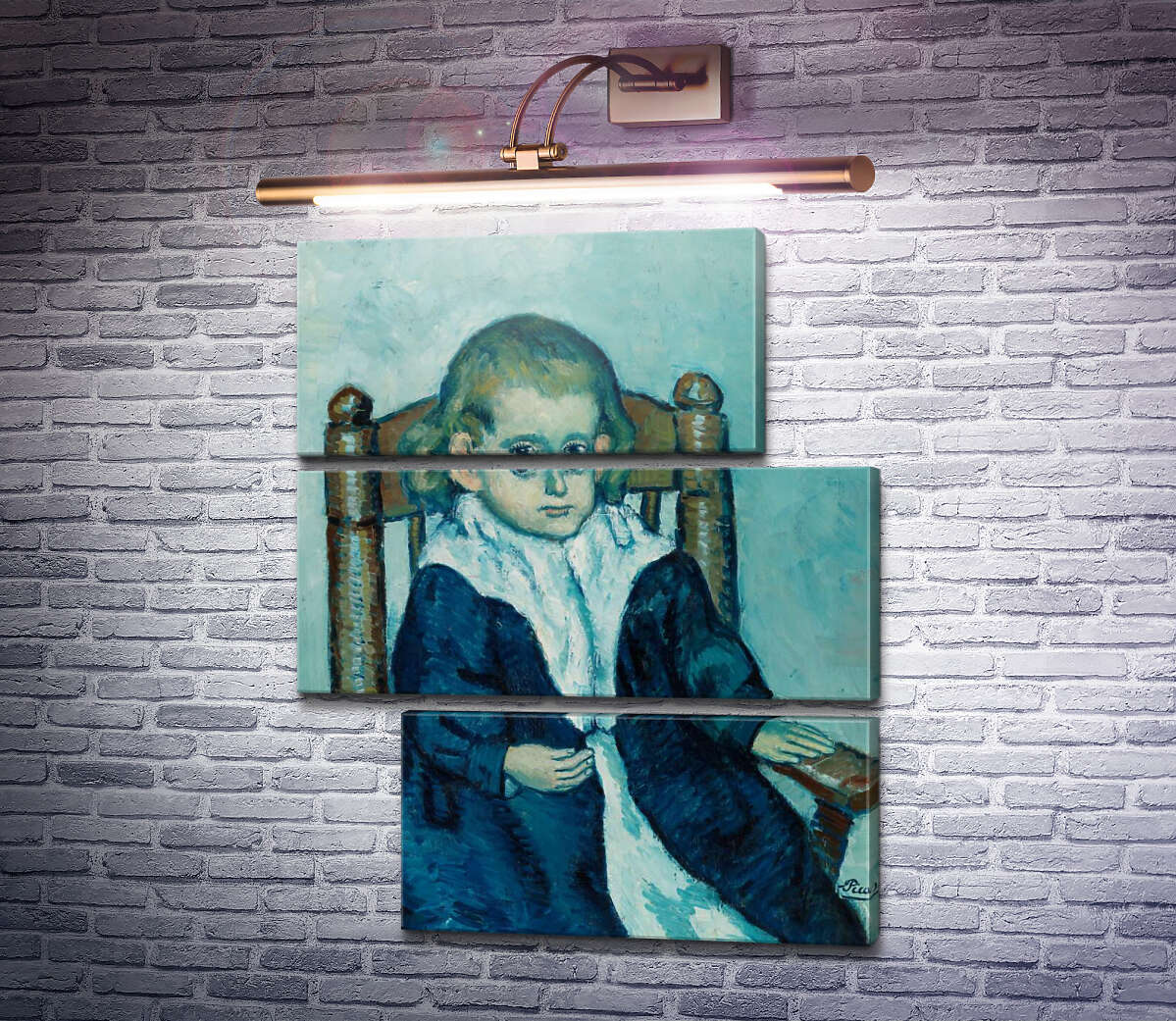 Модульна картина Дитина, що сидить в кріслі (Модуль №16) Пабло Пікассо
