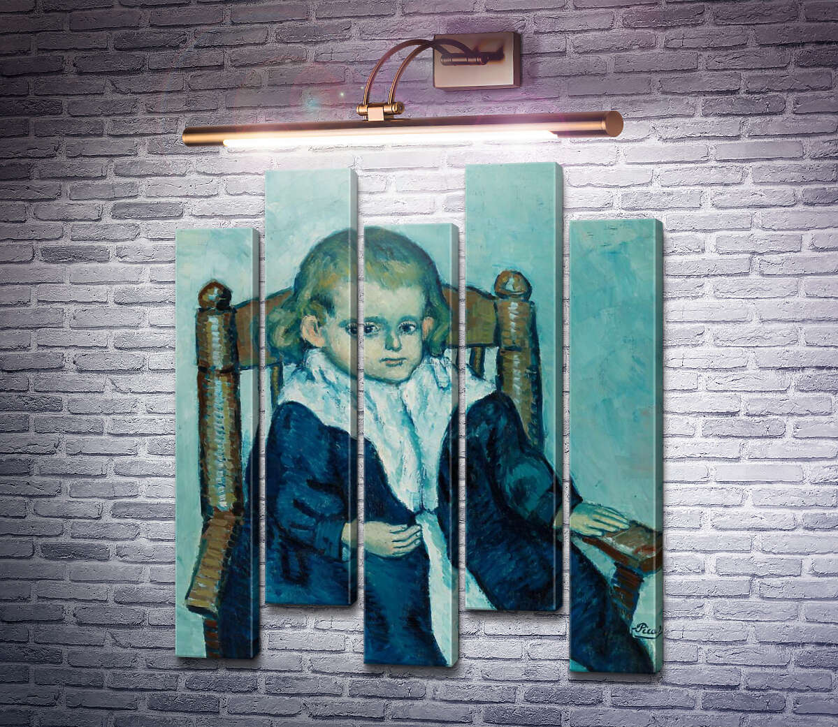 Модульна картина Дитина, що сидить в кріслі (Модуль №30) Пабло Пікассо Модульна картина Дитина, що сидить в кріслі (Модуль №30) Пабло Пікассо