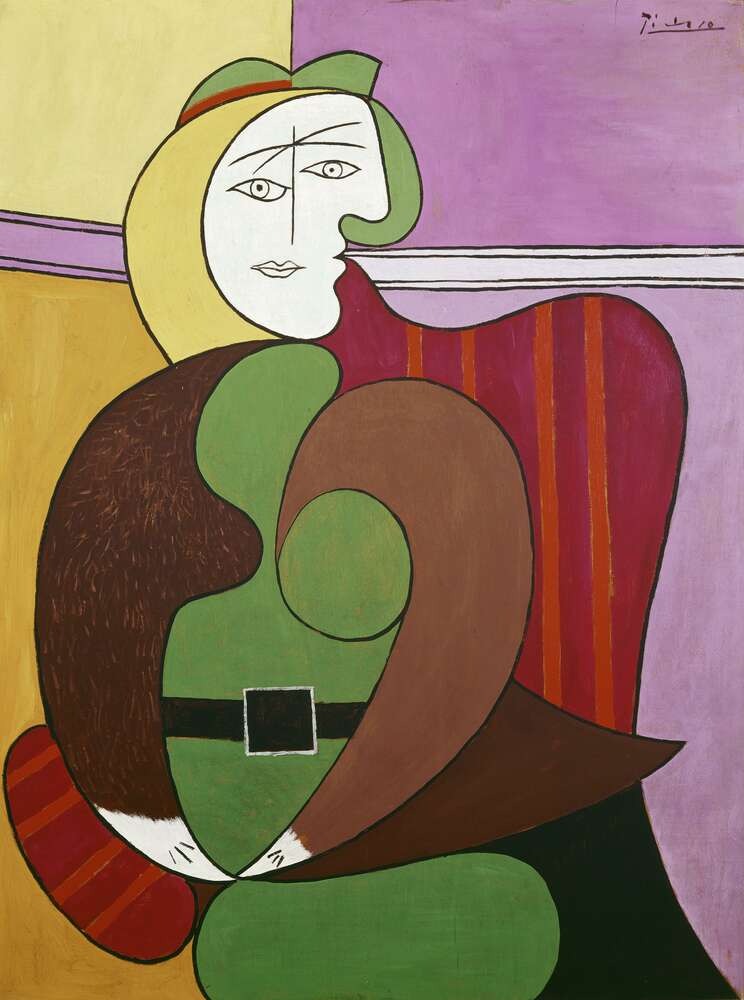 репродукція картина-постер  Червоне крісло Пабло Пікассо
