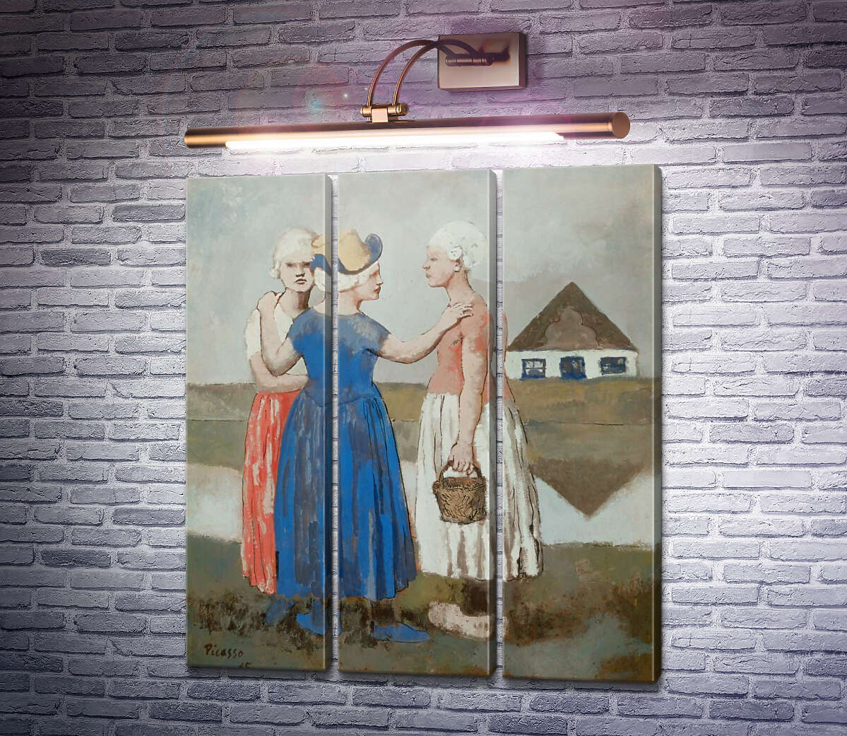 Модульная картина Три голландки (Модуль №2) Пабло Пикассо Модульная картина Три голландки (Модуль №2) Пабло Пикассо