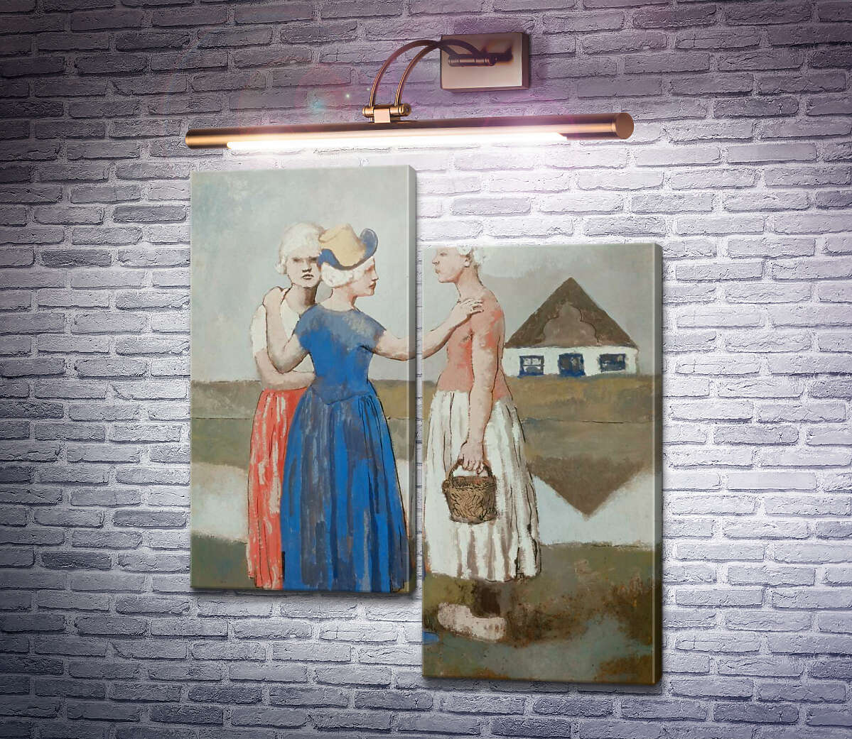 Модульная картина Три голландки (Модуль №9) Пабло Пикассо Модульная картина Три голландки (Модуль №9) Пабло Пикассо