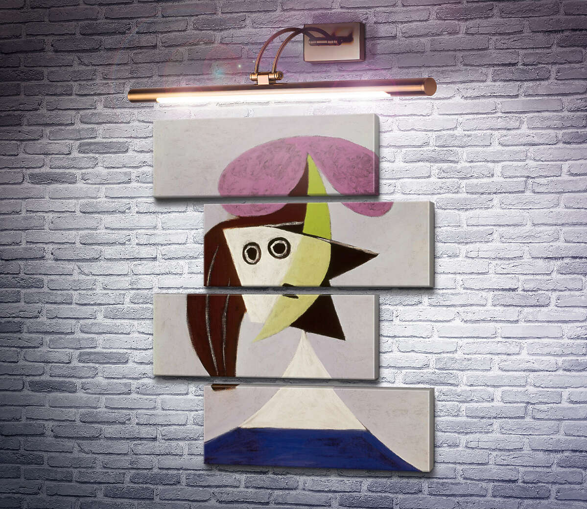 Модульна картина Жінка в капелюшку (Модуль №23) Пабло Пікассо