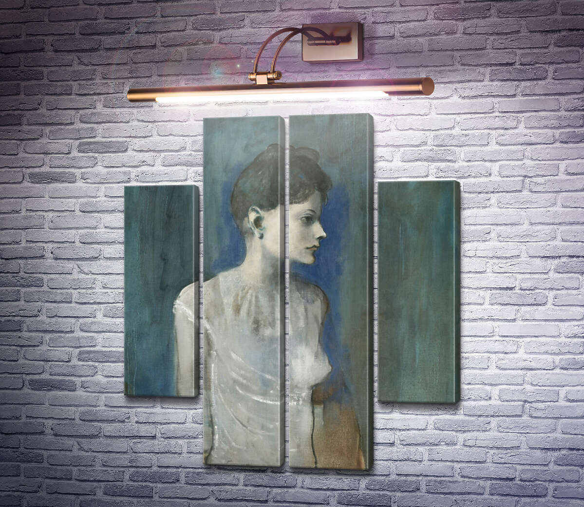 Модульна картина Жінка в сорочці, 1905 (Модуль №20) Пабло Пікассо Модульна картина Жінка в сорочці, 1905 (Модуль №20) Пабло Пікассо