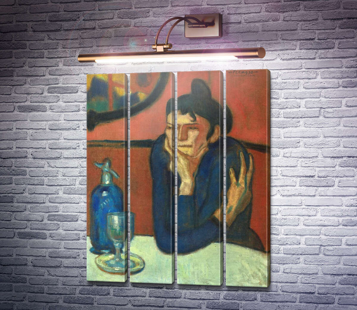Модульная картина Любительница абсента (Модуль №24) Пабло Пикассо Модульная картина Любительница абсента (Модуль №24) Пабло Пикассо