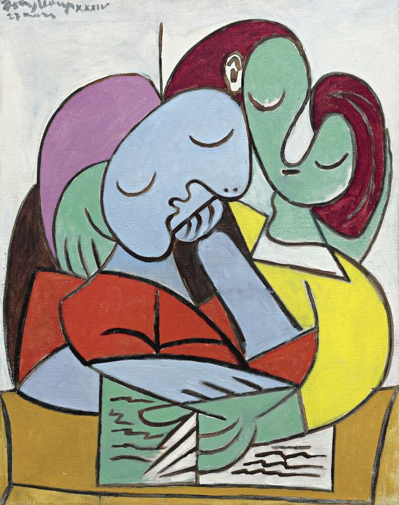 репродукция картина-постер  Чтение Пабло Пикассо
