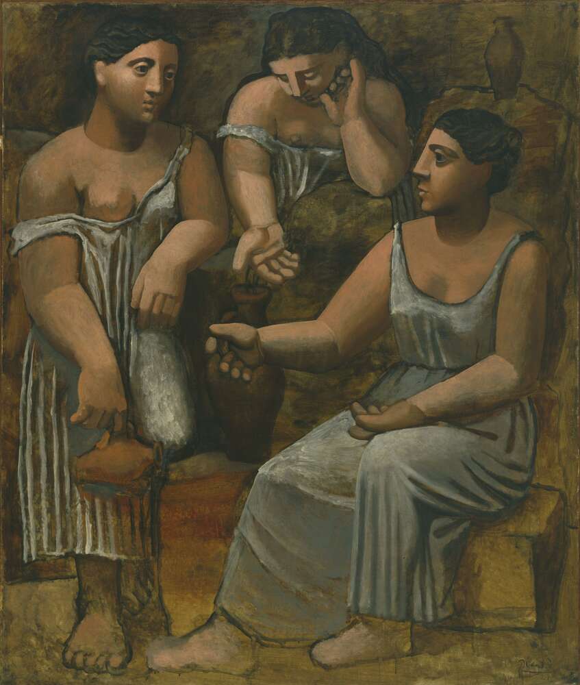 репродукція картина-постер  Три жінки в весняний час Пабло Пікассо