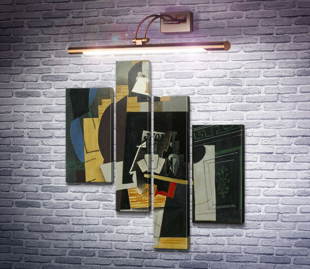 Модульная картина Картежник (Модуль №21) Пабло Пикассо