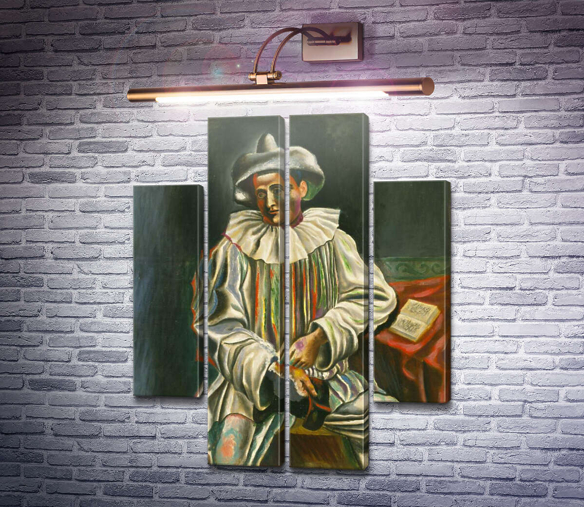 Модульна картина Пьерро (Модуль №20) Пабло Пікассо Модульна картина Пьерро (Модуль №20) Пабло Пікассо