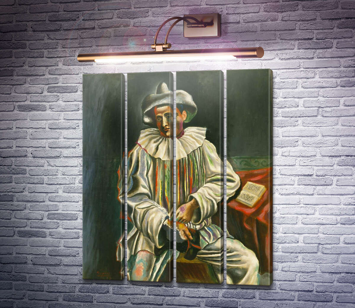 Модульна картина Пьерро (Модуль №24) Пабло Пікассо Модульна картина Пьерро (Модуль №24) Пабло Пікассо