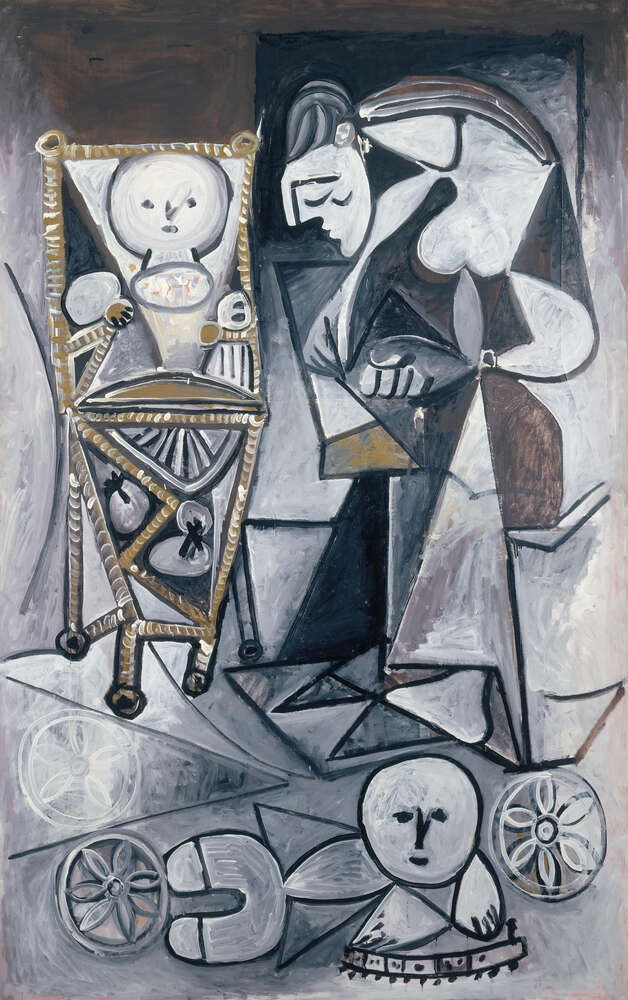 репродукція картина-постер  Малююча жінка Пабло Пікассо