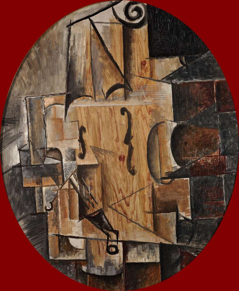 репродукція картина-постер  Скрипка Пабло Пікассо