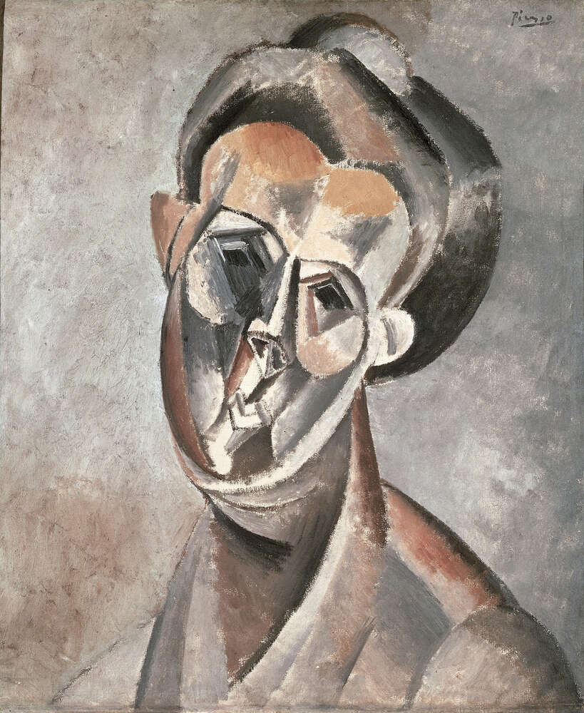 репродукция картина-постер  Портрет мужчины Пабло Пикассо