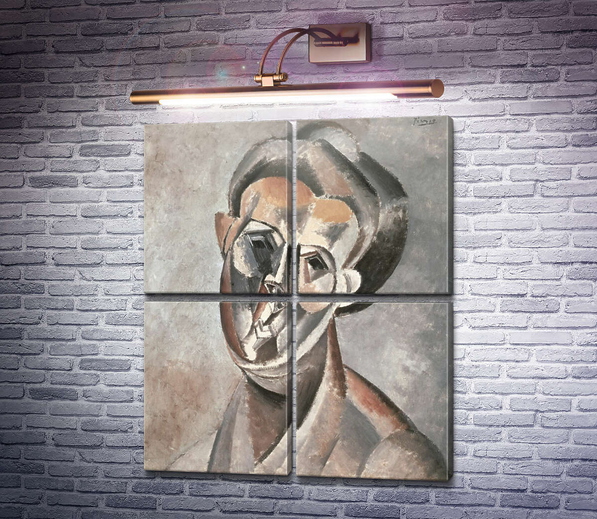 Модульна картина Портрет чоловіка (Модуль №25) Пабло Пікассо
