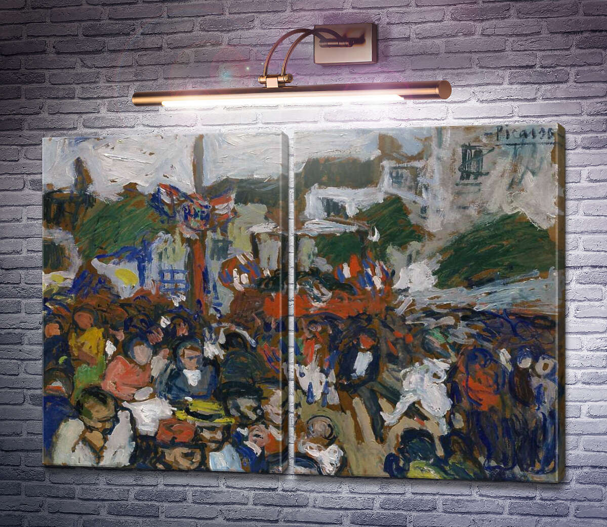 Модульна картина Чотирнадцяте липня (День взяття Бастилії) Пабло Пікассо