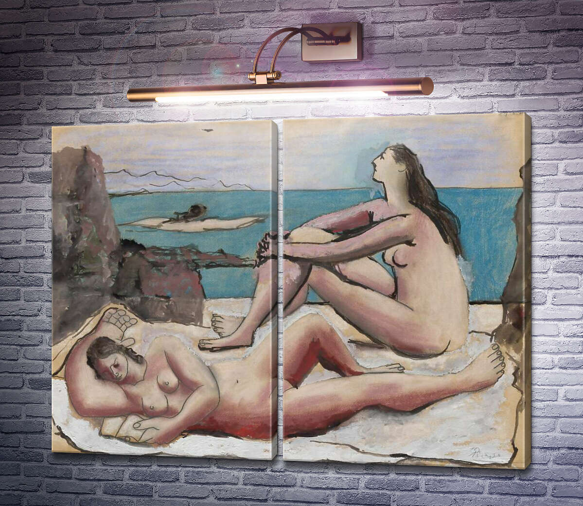Модульна картина Три купальниці Пабло Пікассо