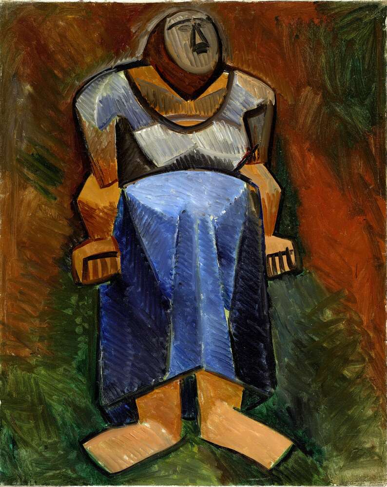репродукція картина-постер  Фермерша (в зріст) Пабло Пікассо