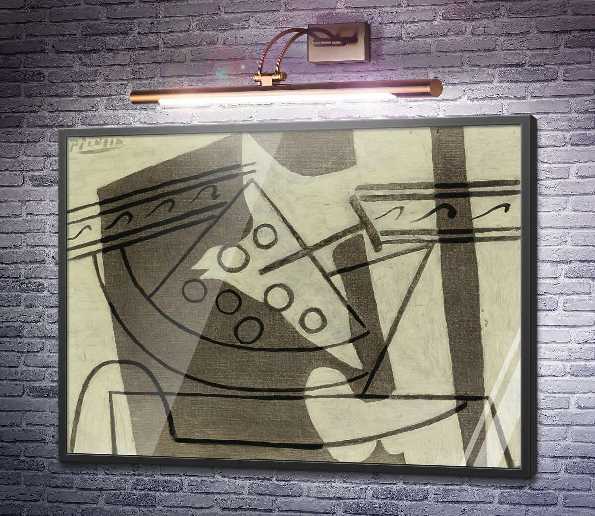 Постер Компотниця з виноградом Пабло Пікассо